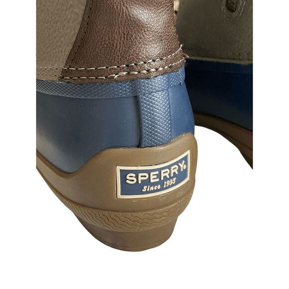 New Sperry Women's Rainboots Syren Gulf Ankle Duck Boots Grey Rubber 10 STS80525 - Picture 8 of 9